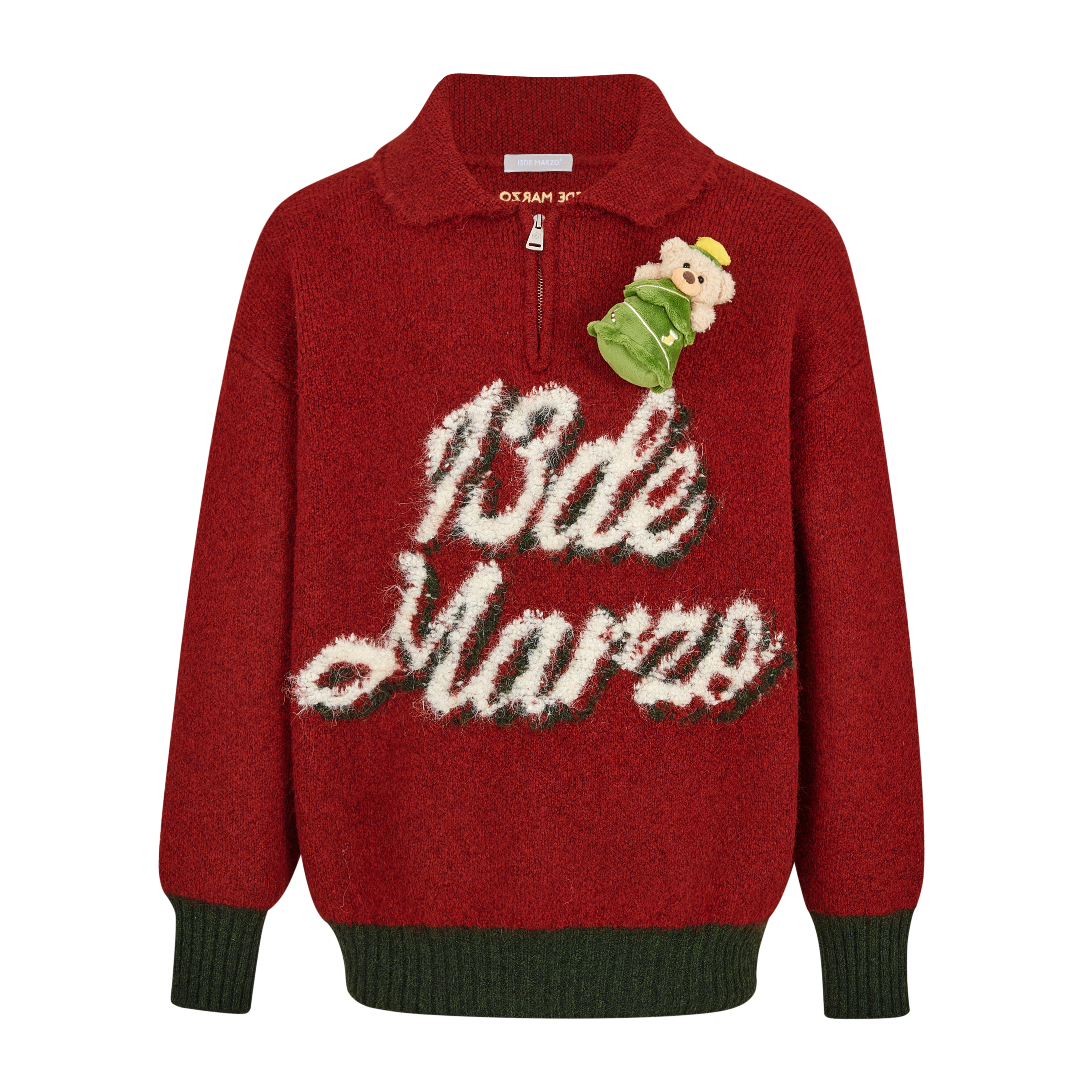 【くまさん様】Weekend in S'pore &Napoleon &Polo 13DE MARZO Christmas Bear Polo Sweater | 13DE MARZO