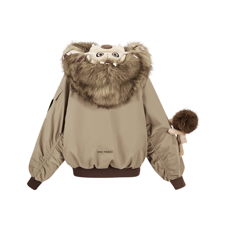 Harry Potter × 13DE MARZO Luna Lovegood Lion Pilot Jacket - 13DE MARZO