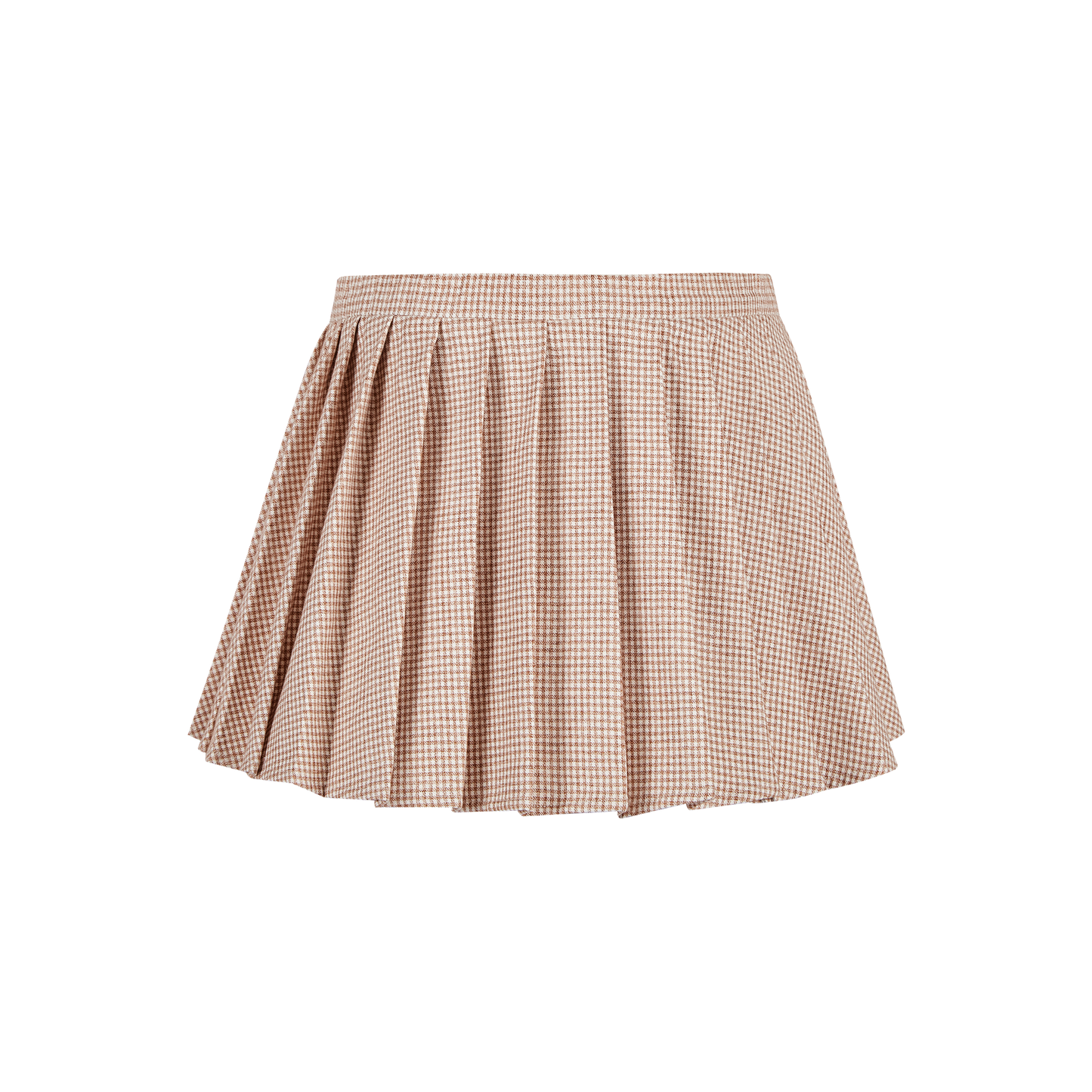 13DE MARZO Plaid Pleated Skirt - 13DE MARZO
