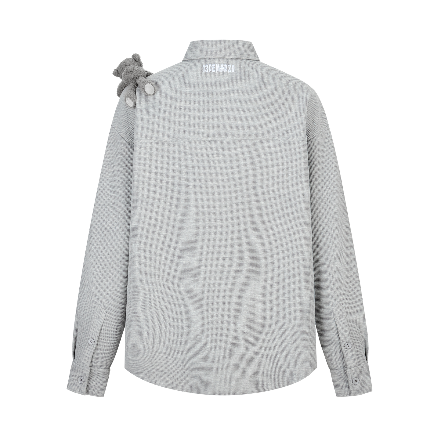 13DE MARZO Friends Hangout Waffle Check Shirt - 13DE MARZO