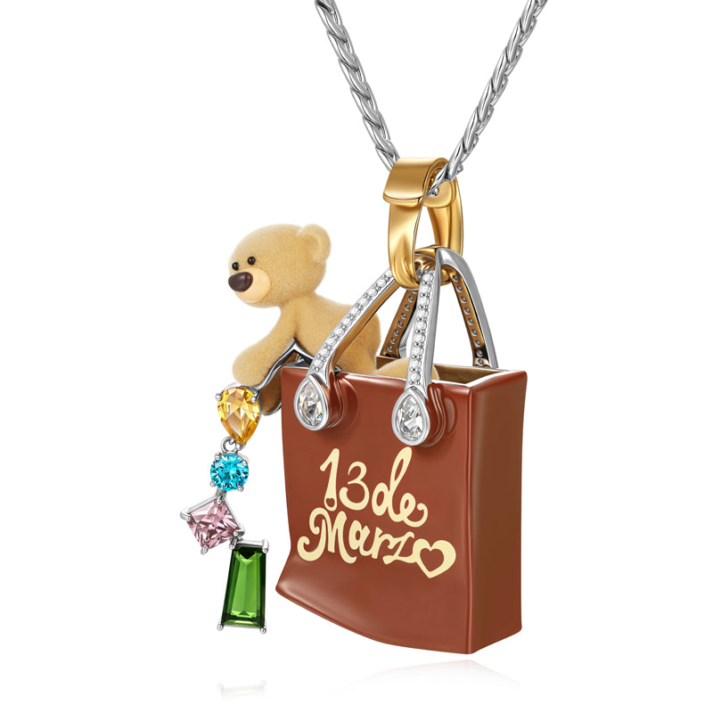 13DE MARZO Bear Totebag Body Chain - 13DE MARZO