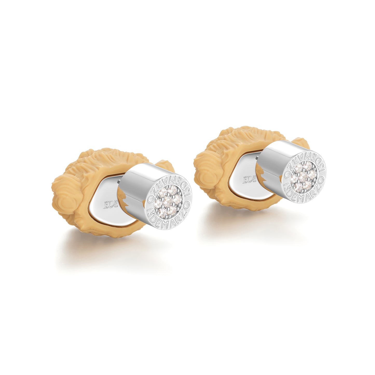 13DE MARZO Bear Ear Stud - 13DE MARZO