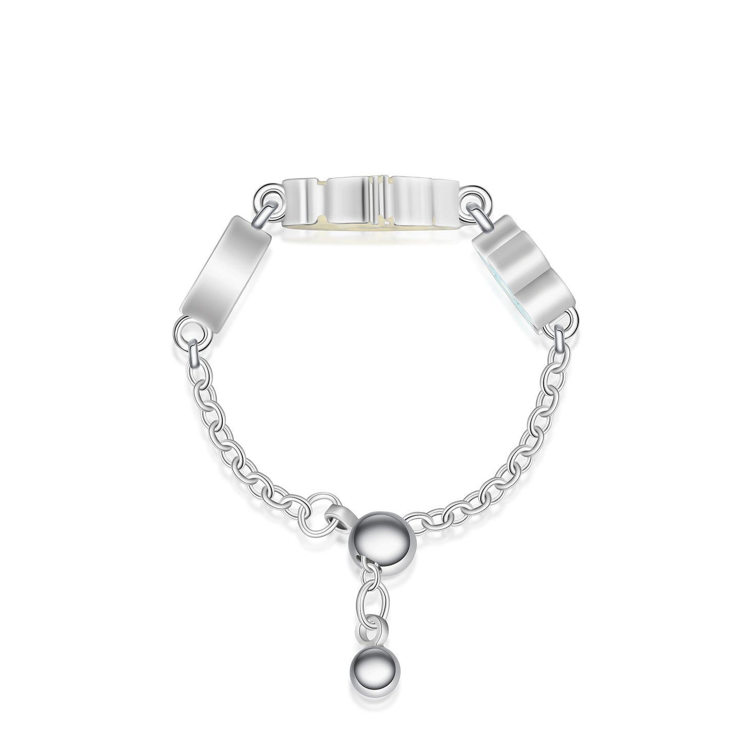 13DE MARZO Color Logo Floral Bear Beaded Ring - 13DE MARZO