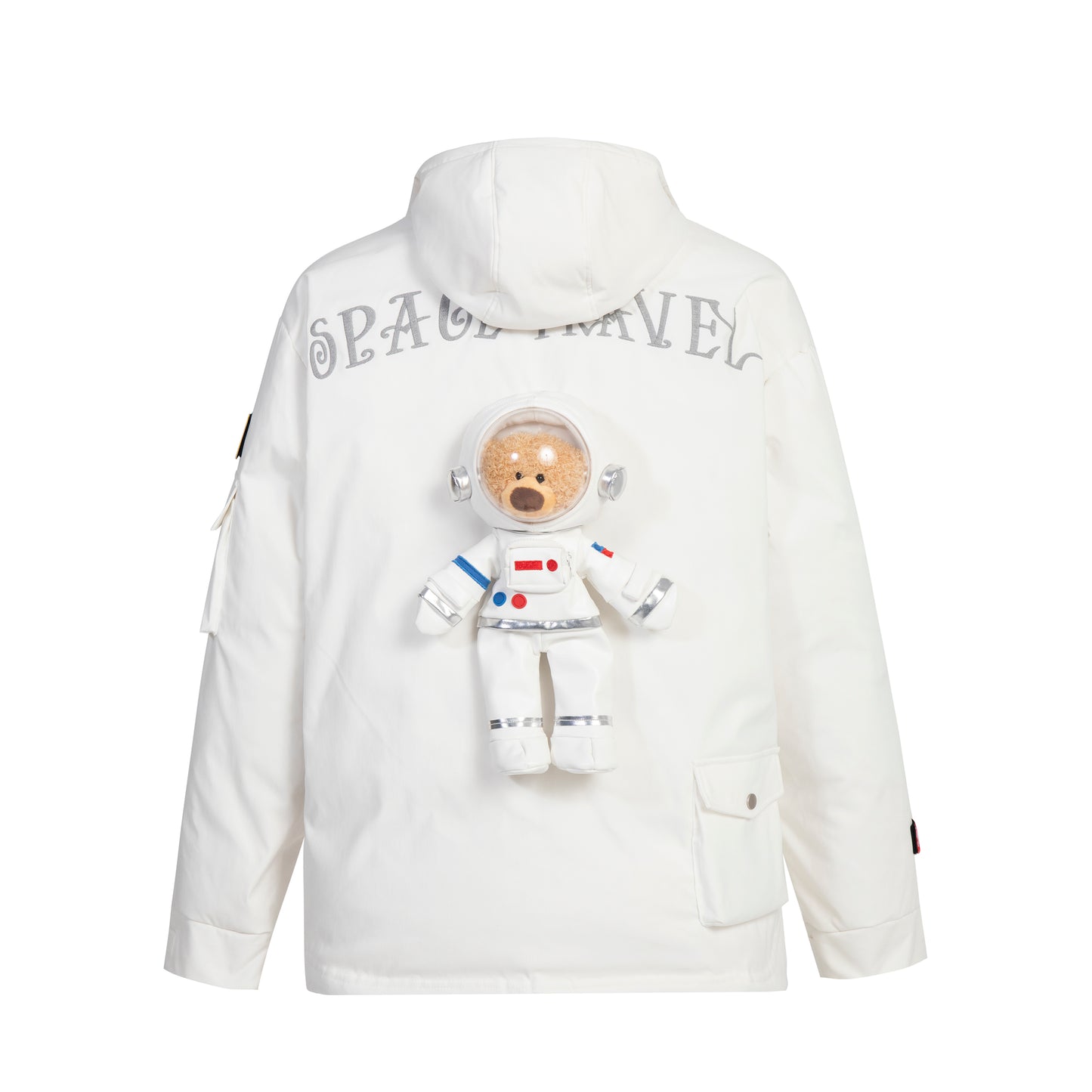 13DE MARZO Astronaut Teddy Bear Down Jacket - 13DE MARZO