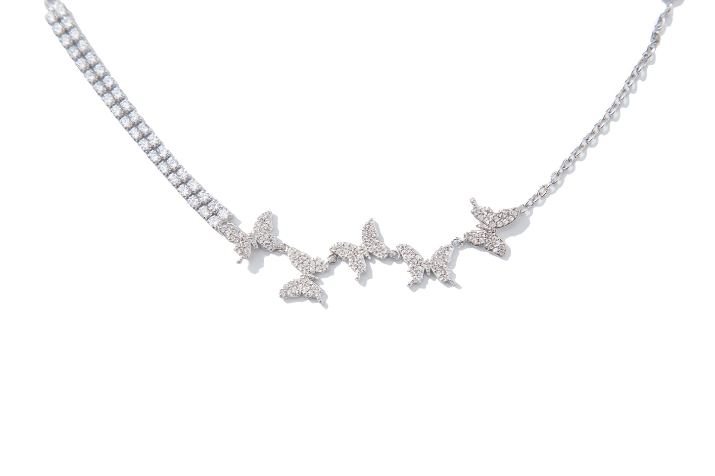 13DE MARZO Artificial Diamond Butterfly Bracelet - 13DE MARZO