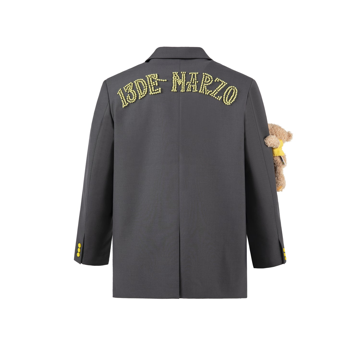 13DE MARZO Smiley Arm Palda Bear Suit - 13DE MARZO