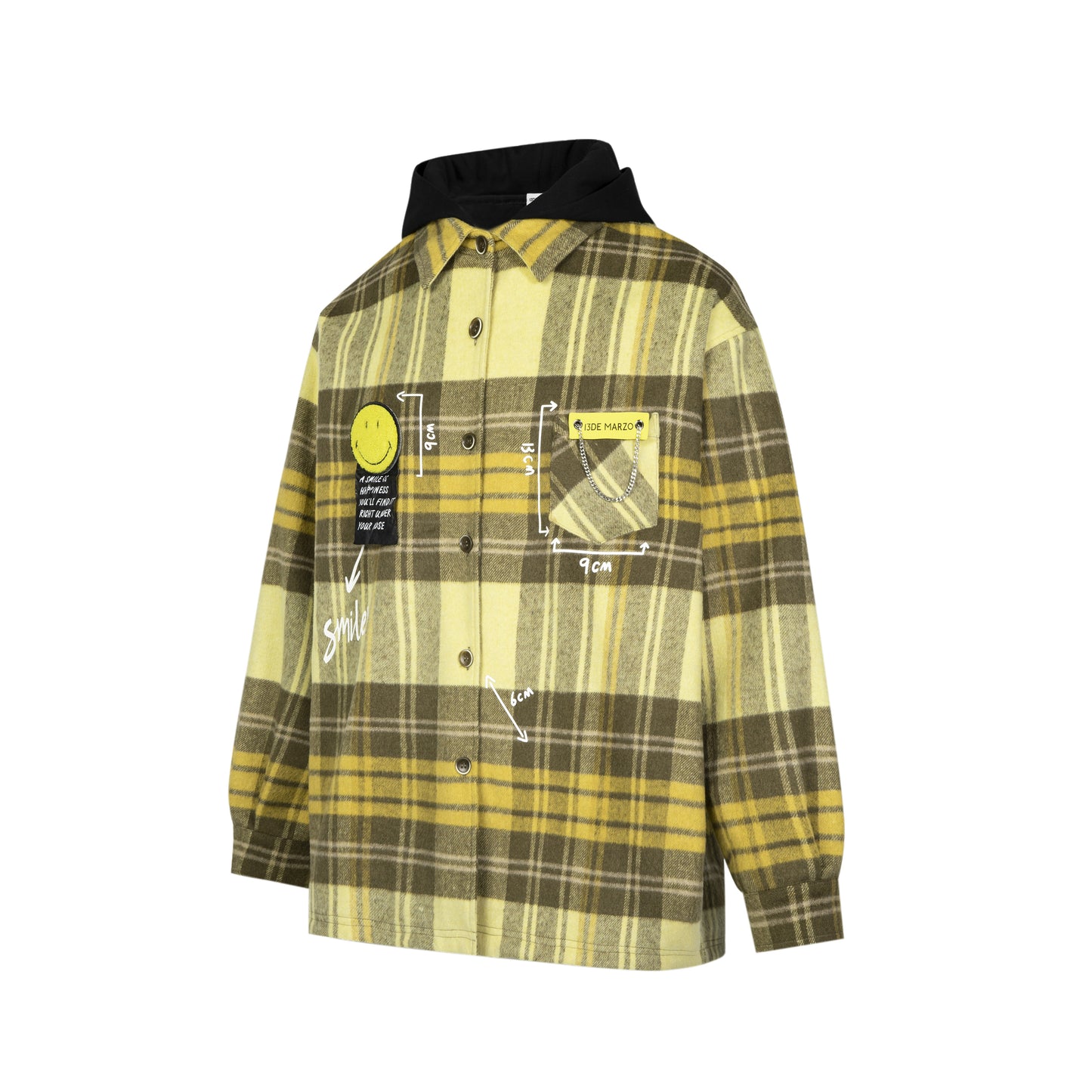 13DE MARZO Palda Bear Plaid Shirt - 13DE MARZO