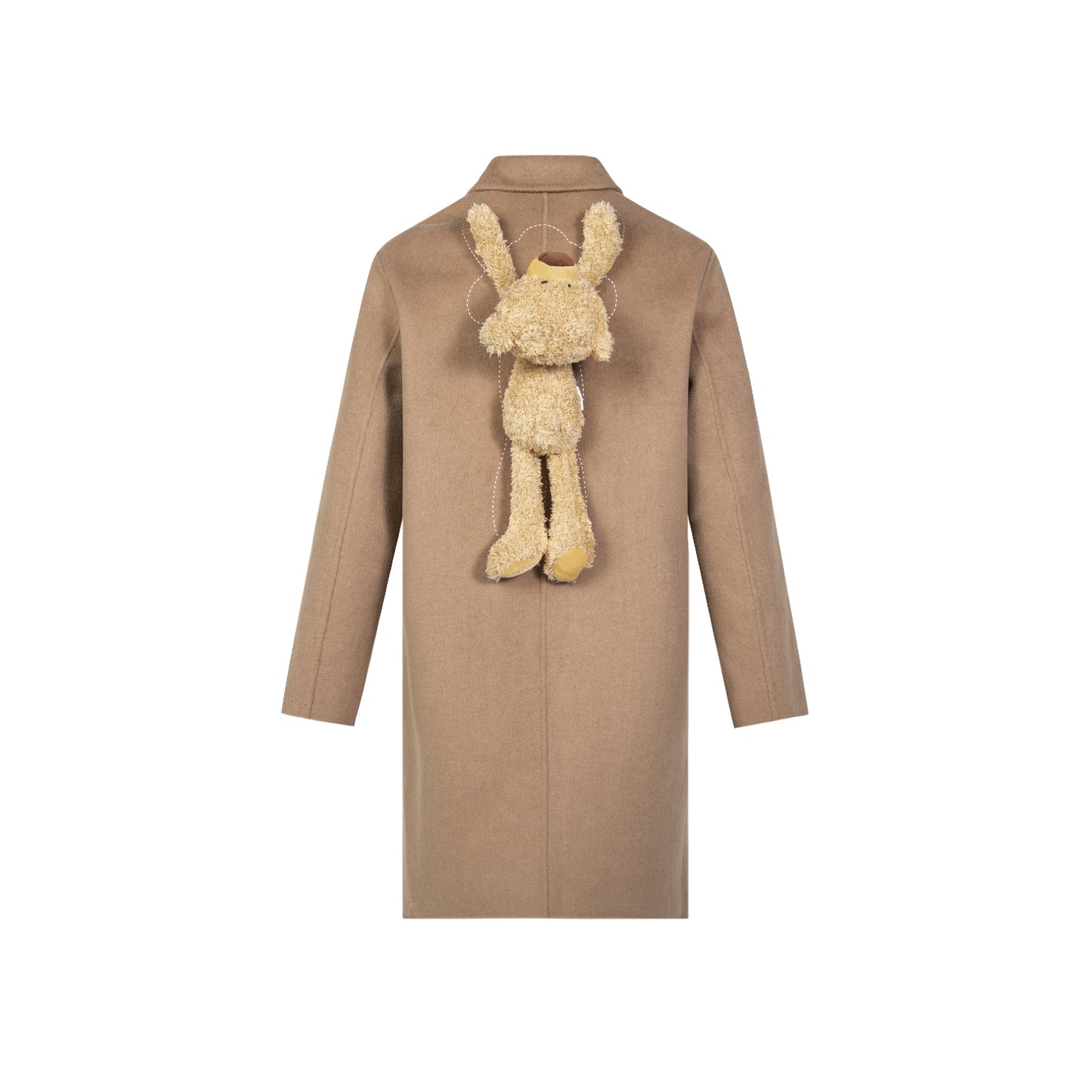 13DE MARZO Palda Bear Woolen Overcoat - 13DE MARZO