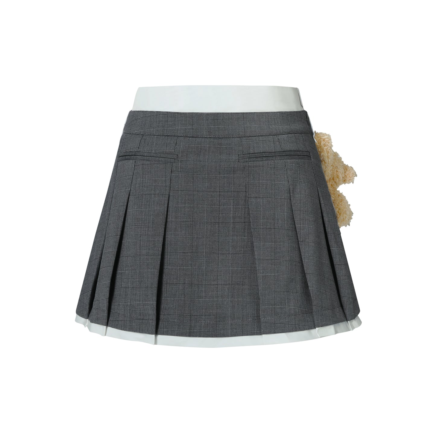 13DE MARZO Bear Loin Pleated Skirt - 13DE MARZO