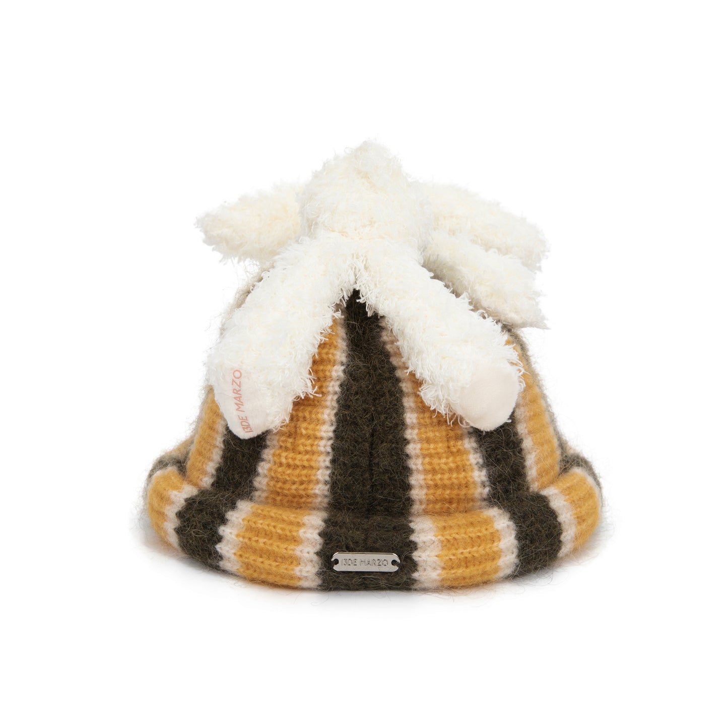 13DE MARZO Bunny Stripe Beanie - 13DE MARZO