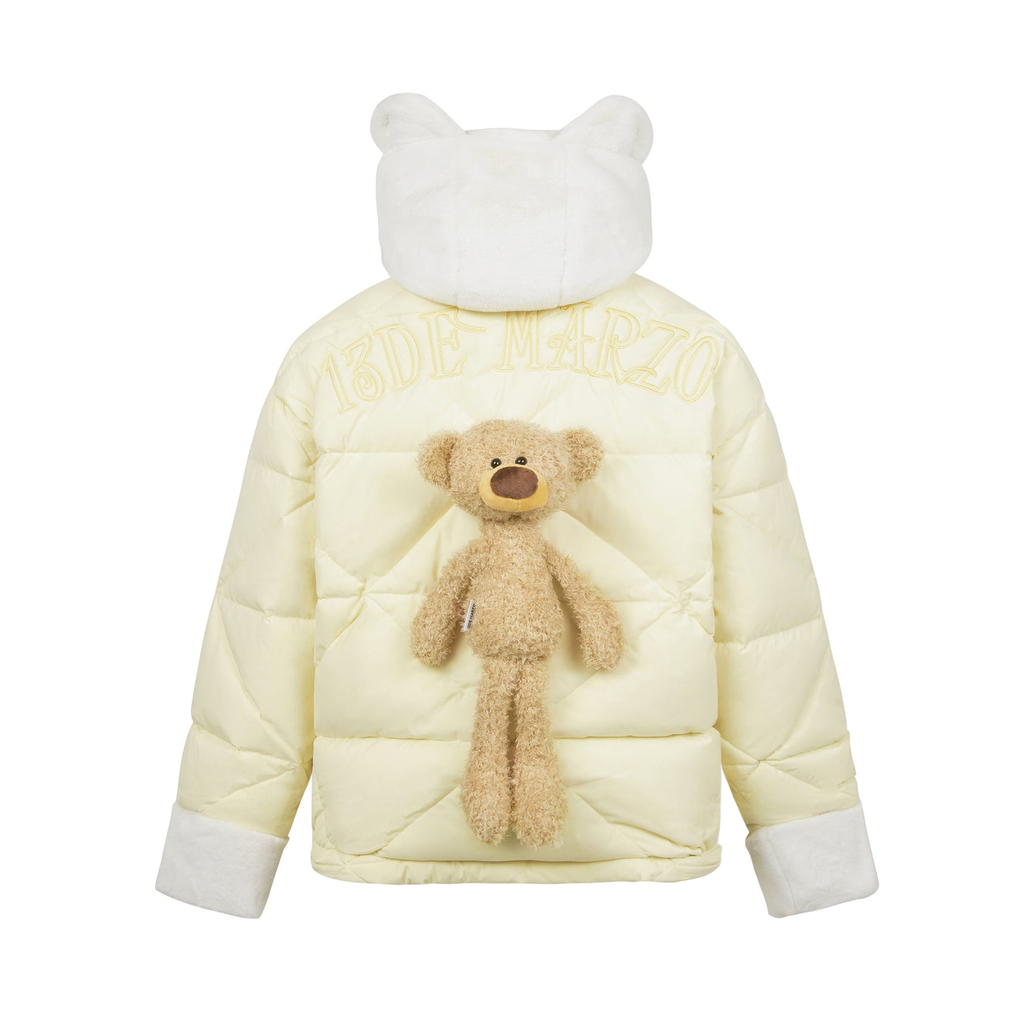 13DE MARZO Bear Detachable Pocket Down Jacket - 13DE MARZO