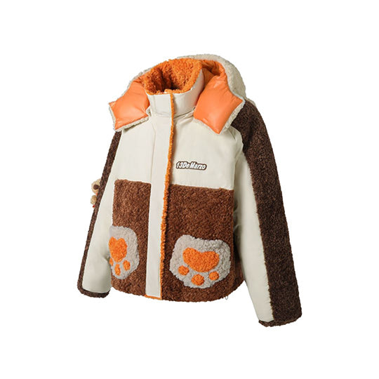13DE MARZO Bear Polar Fleece Down Jacket - 13DE MARZO