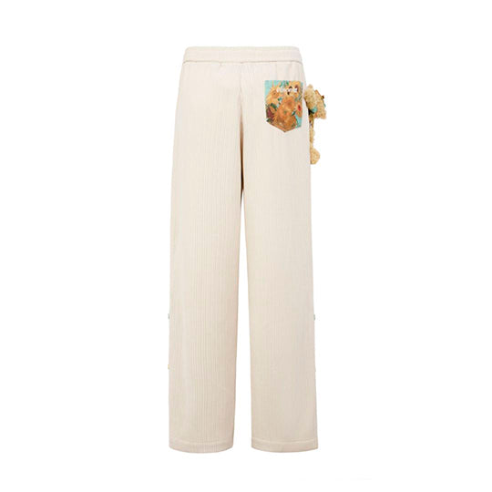 13DE MARZO Van Gogh Materpiece Corduroy Pants - 13DE MARZO