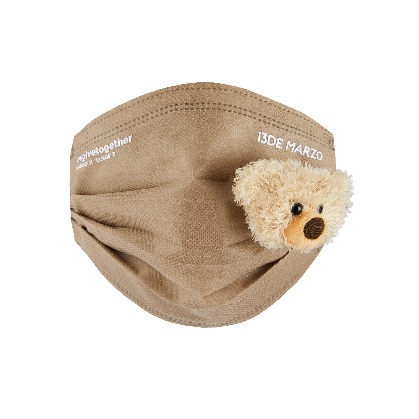 13DE MARZO Bear Face Mask - 13DE MARZO