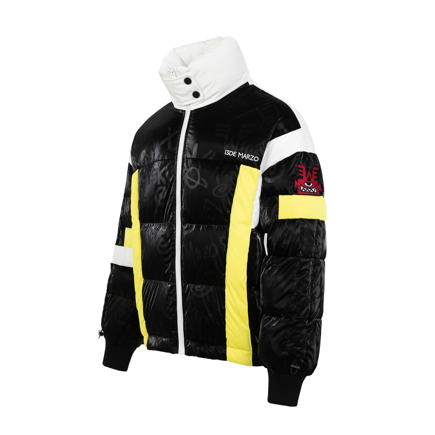 13DE MARZO Dark Printing Cover Down Jacket - 13DE MARZO