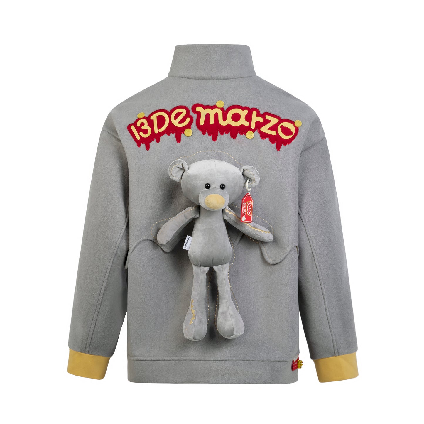 13DE MARZO Peko Bear Fleece Coat - 13DE MARZO