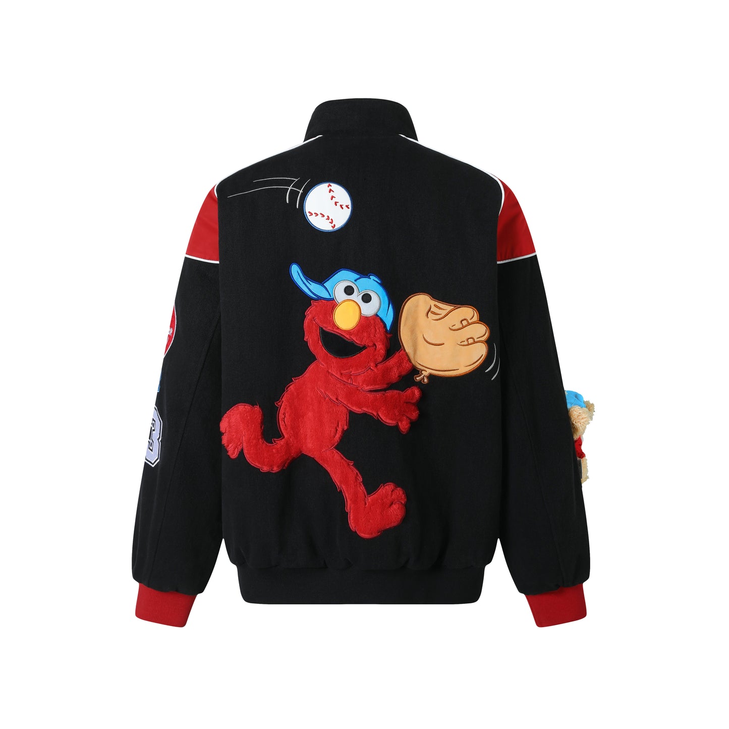 13DE MARZO Elmo Baseball Racing Jacket - 13DE MARZO