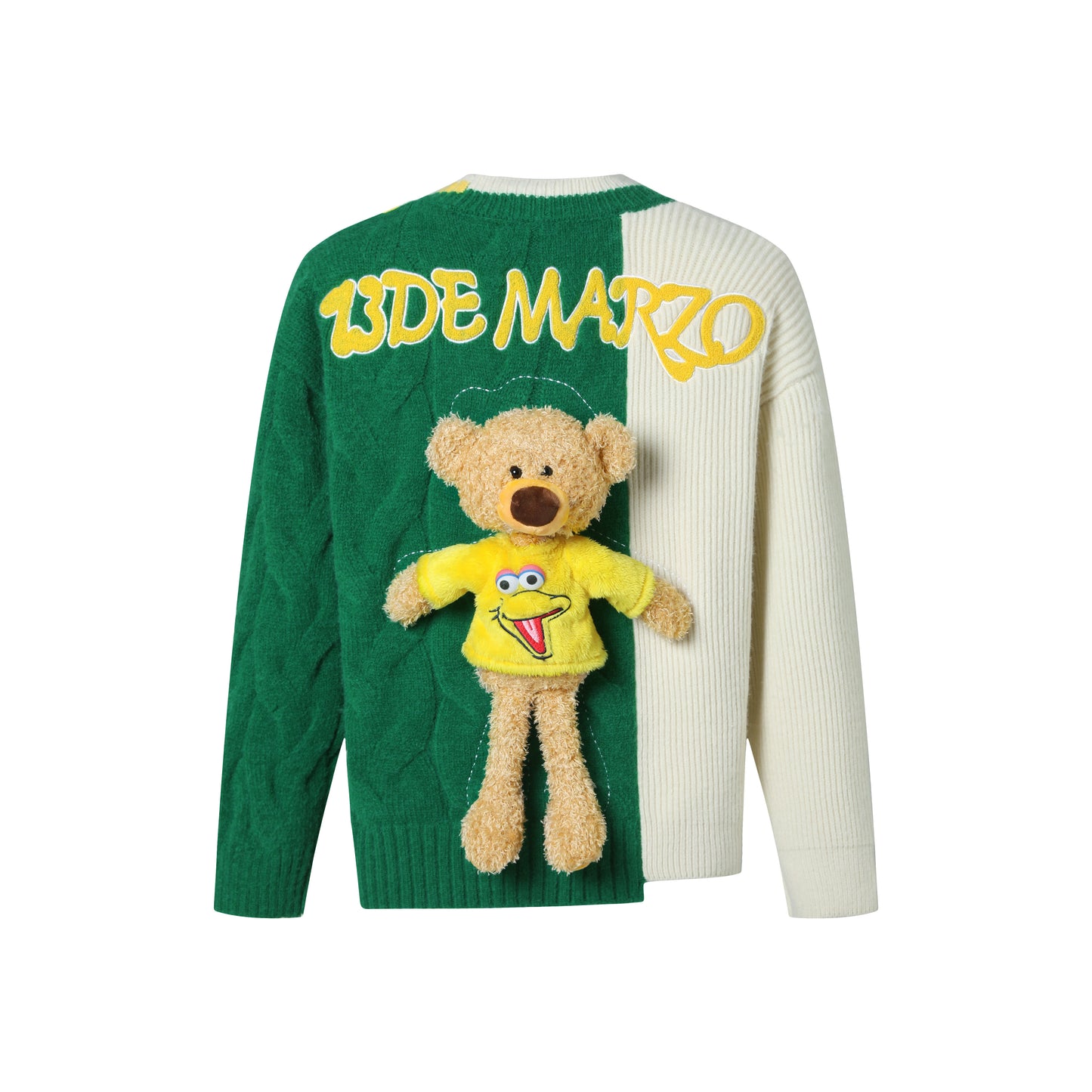 13DE MARZO Bigbird Color Match Sweater - 13DE MARZO