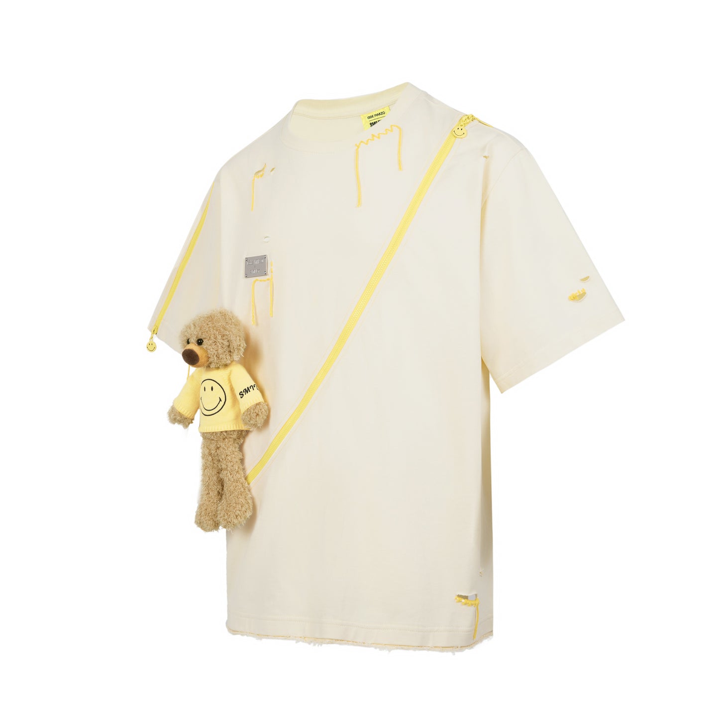 13DE MARZO Bear Broken Suture T-shirt - 13DE MARZO