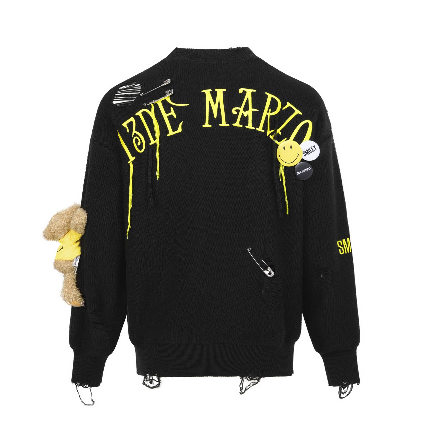 13DE MARZO Broken Suture Pin Sweater - 13DE MARZO