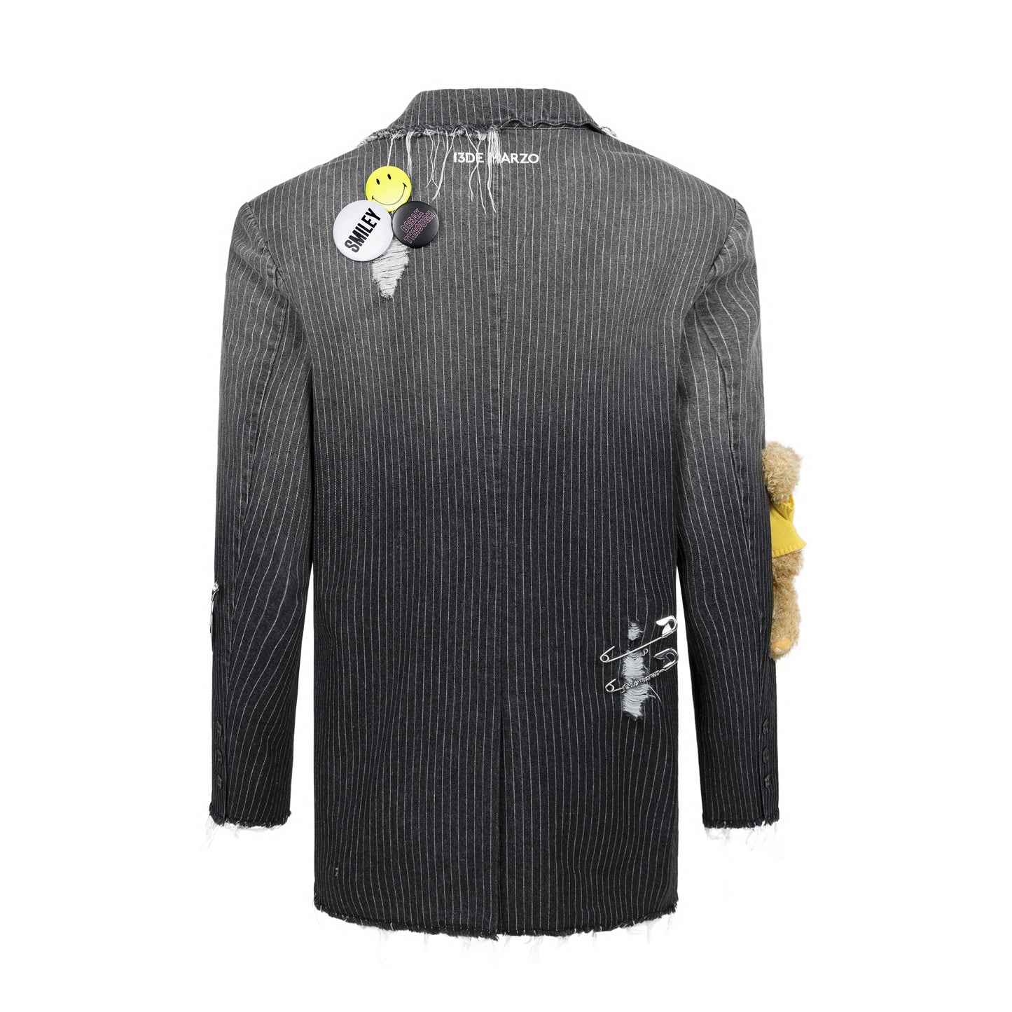 13DE MARZO Washed Gradient Broken Suit - 13DE MARZO