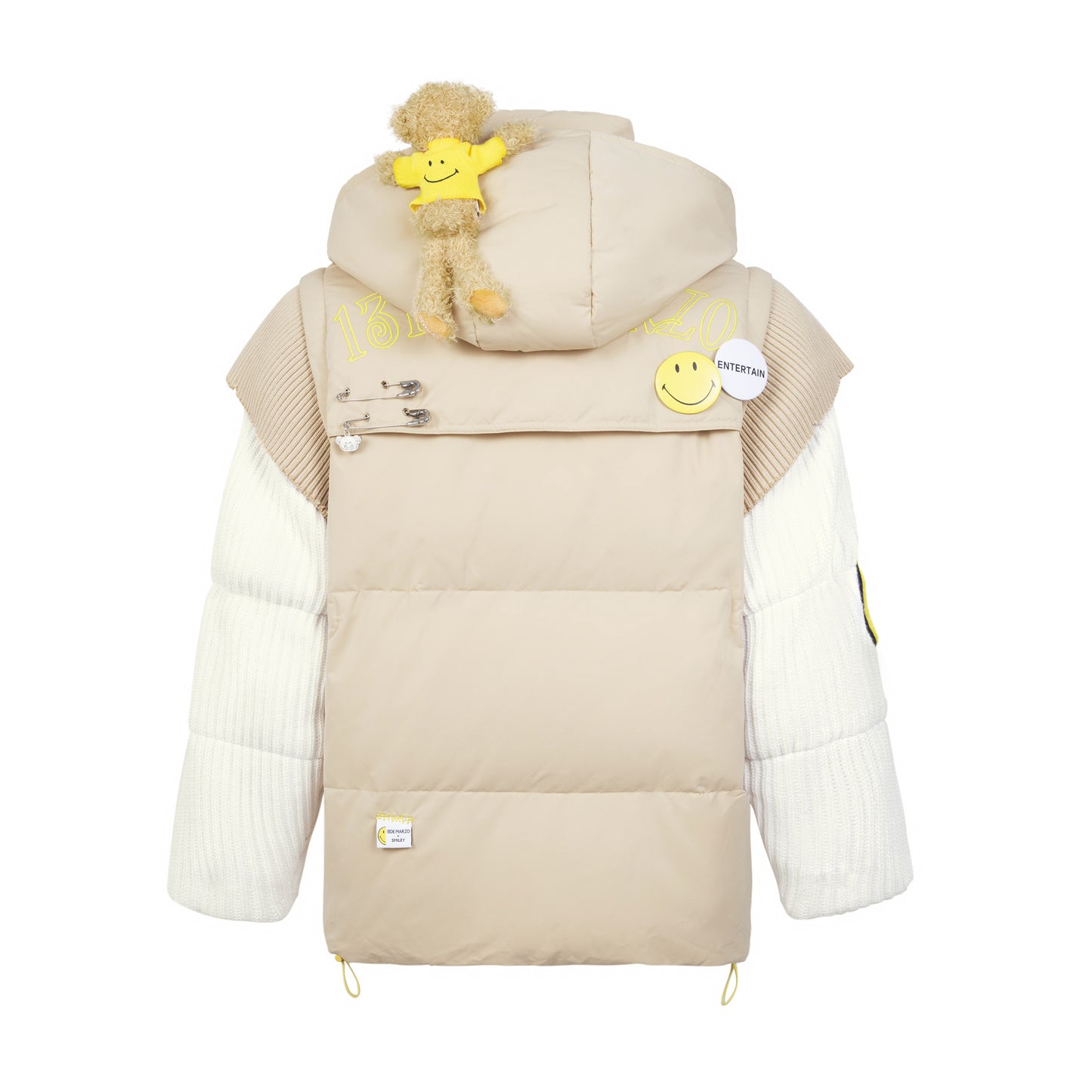 13DE MARZO Bear Pin Down Jacket - 13DE MARZO