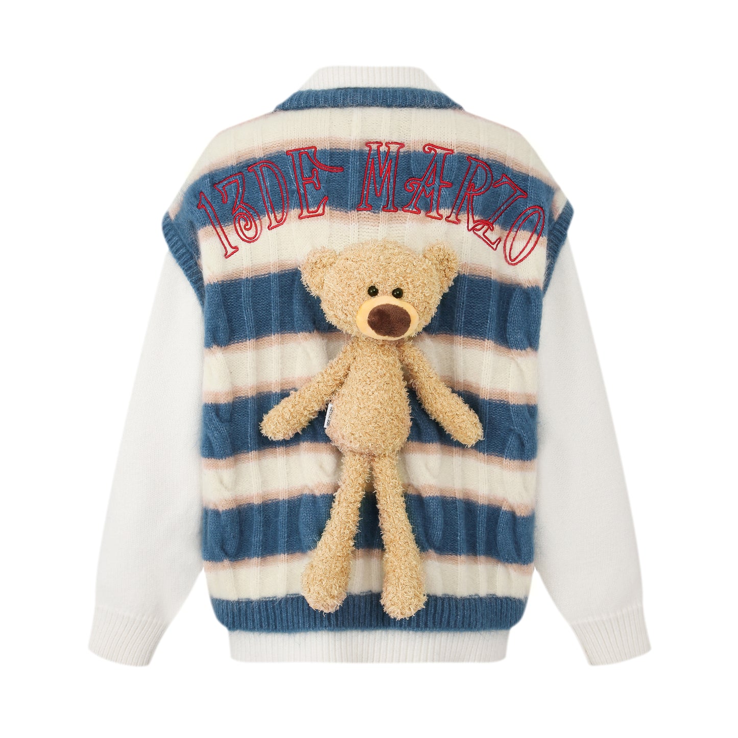 13DE MARZO Mohair Stripe Sweater - 13DE MARZO