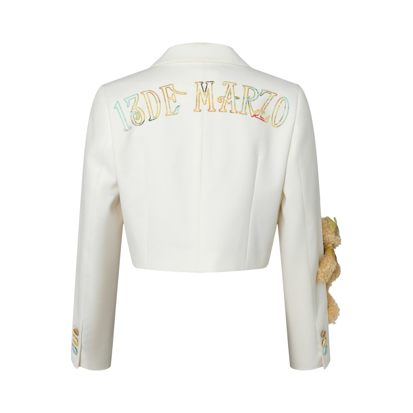 13DE MARZO Van Gogh Masterpiece Lapel Short Suit - 13DE MARZO