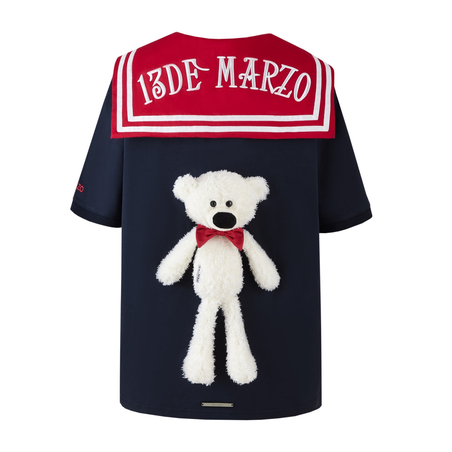 13DE MARZO Bear Sailor T-shirt - 13DE MARZO