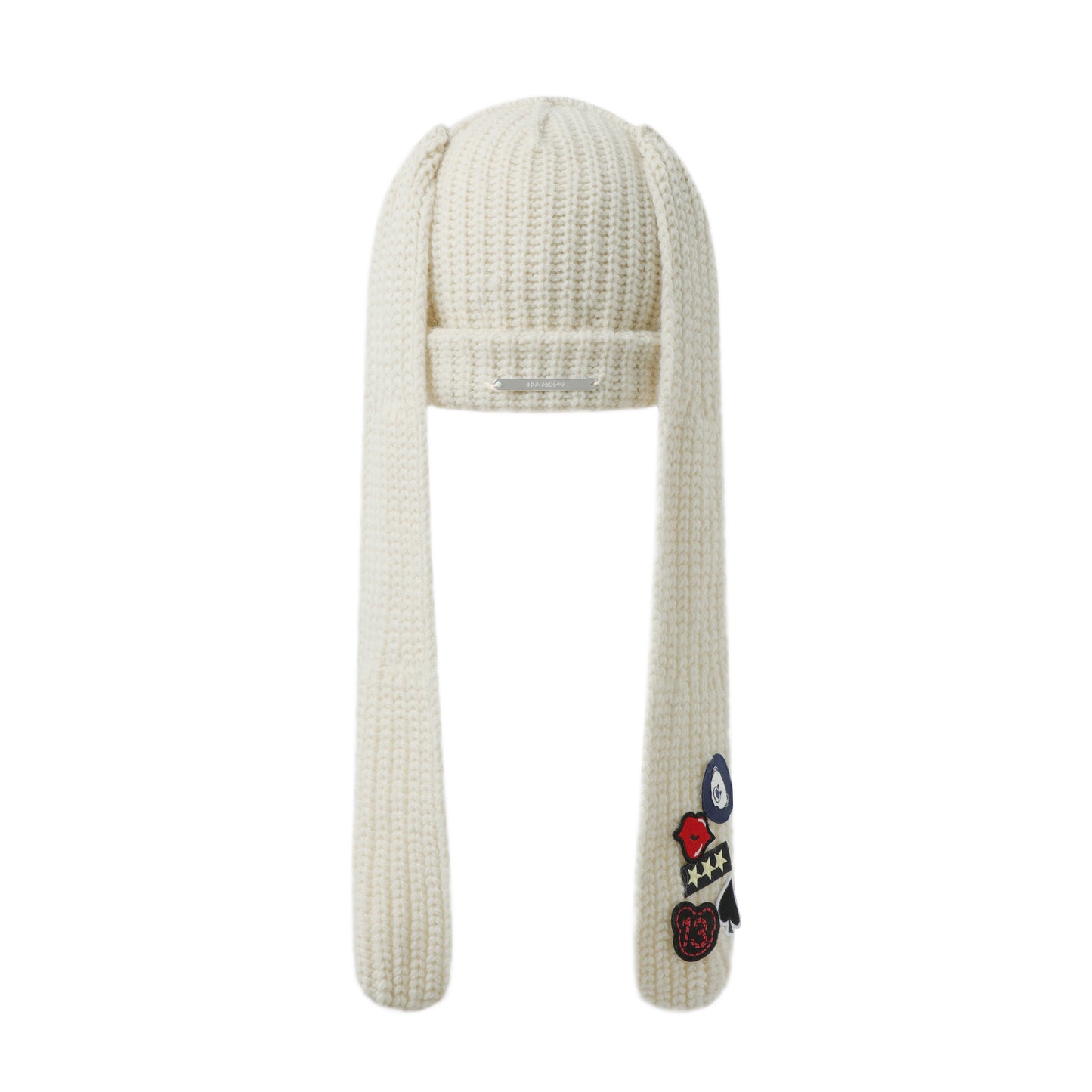 13DE MARZO Doozoo Ear Badges Beanie - 13DE MARZO