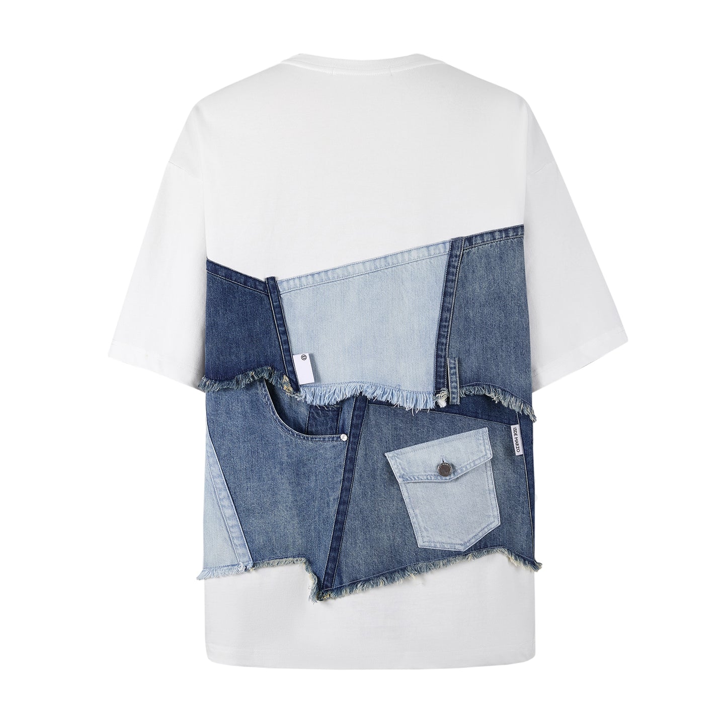 13DE MARZO Bear Denim Multi Pocket T-shirt - 13DE MARZO
