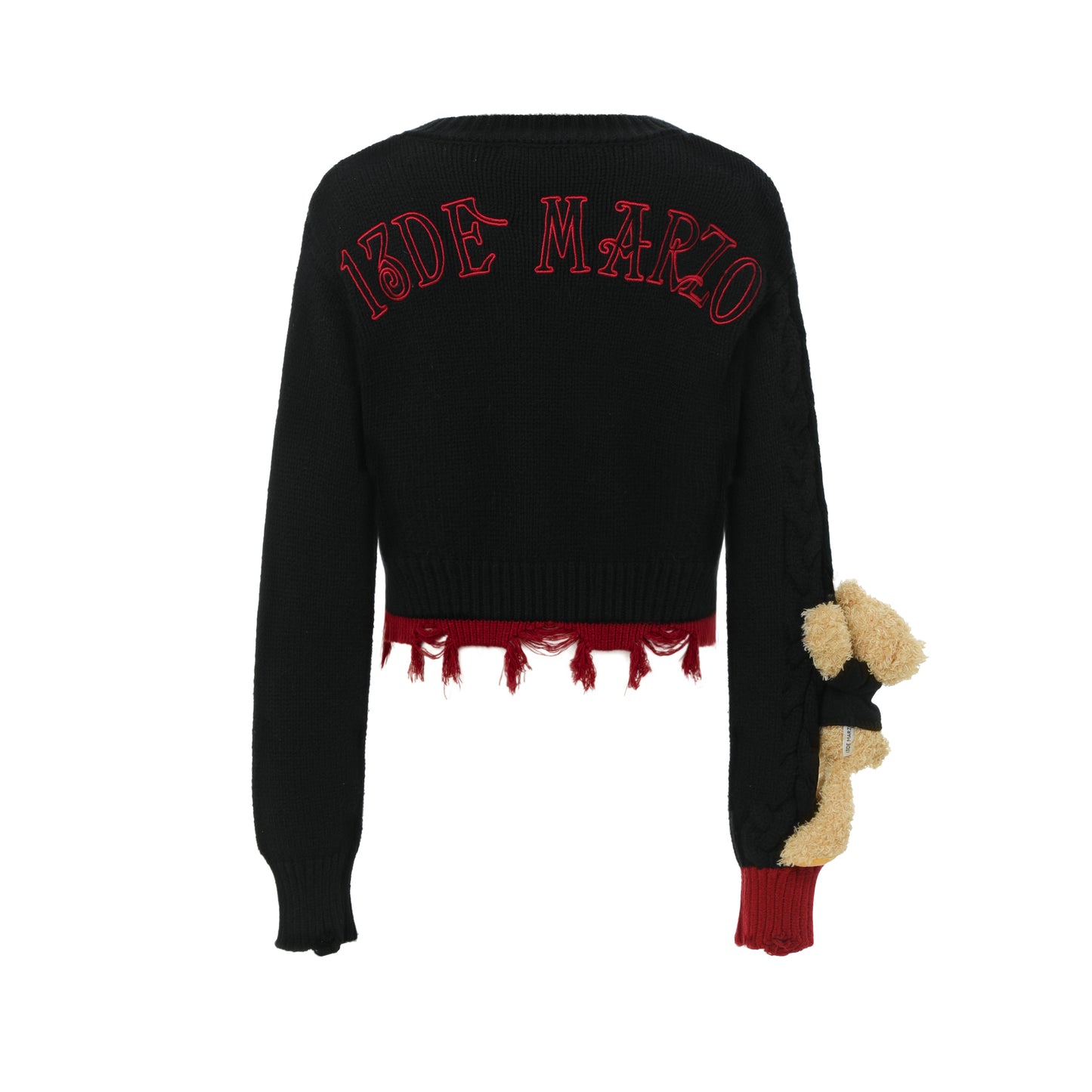 13DE MARZO Valentine Bow&Heart Knit Cardigan - 13DE MARZO