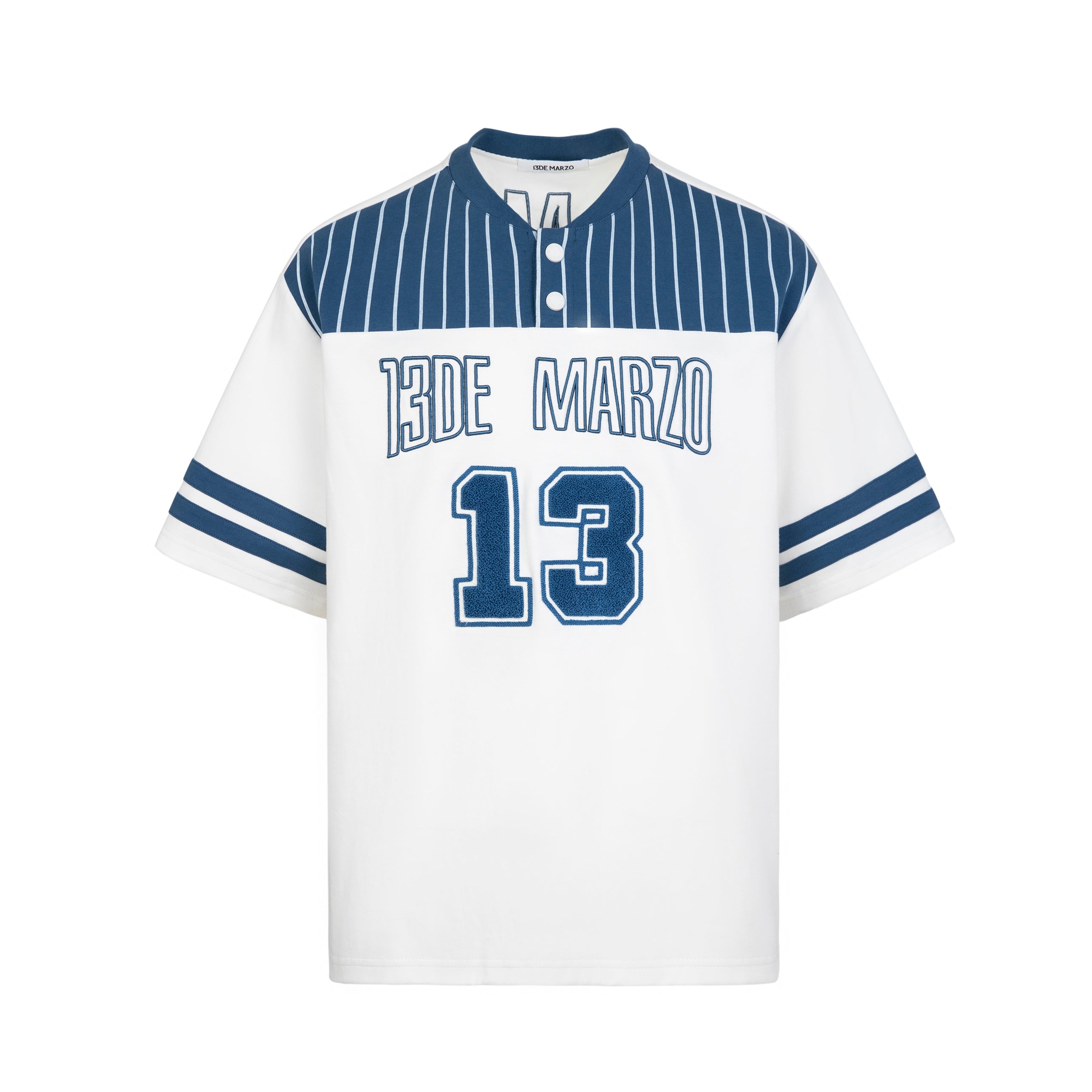 Mens Benny 'The Jet' Rodriguez Baseball Jersey Blue Shirt White S, Men's, Size: Small