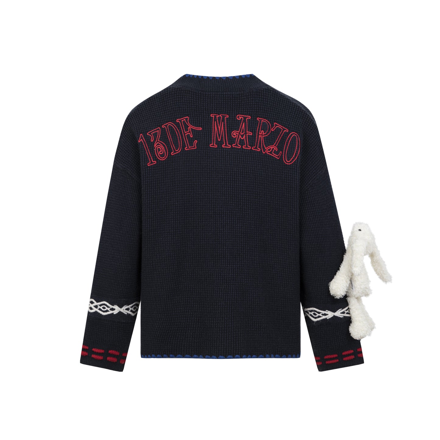 13DE MARZO Bunny Exotic Vintage Cardigan - 13DE MARZO