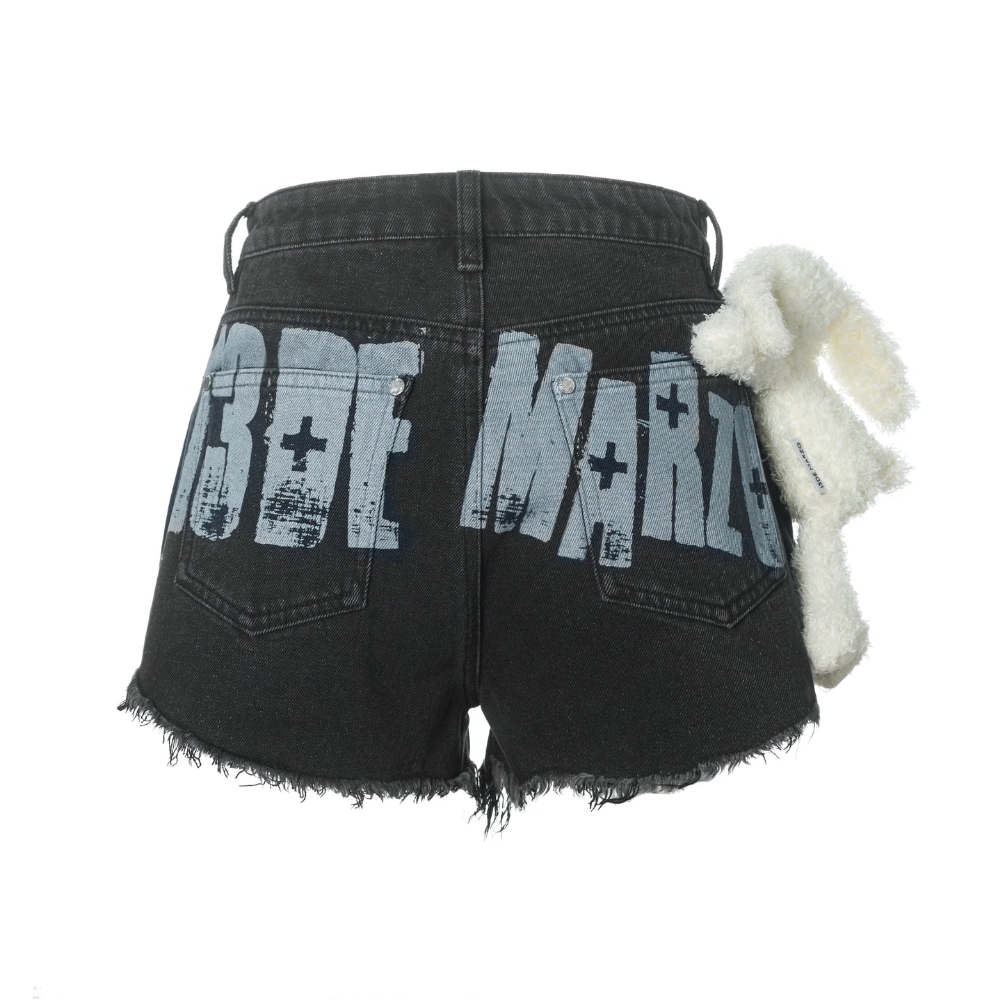 13DE MARZO Graffiti Double Layer Shorts - 13DE MARZO
