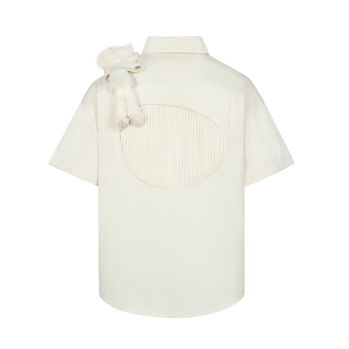 13DE MARZO Hollow Wrinkle Shirt - 13DE MARZO