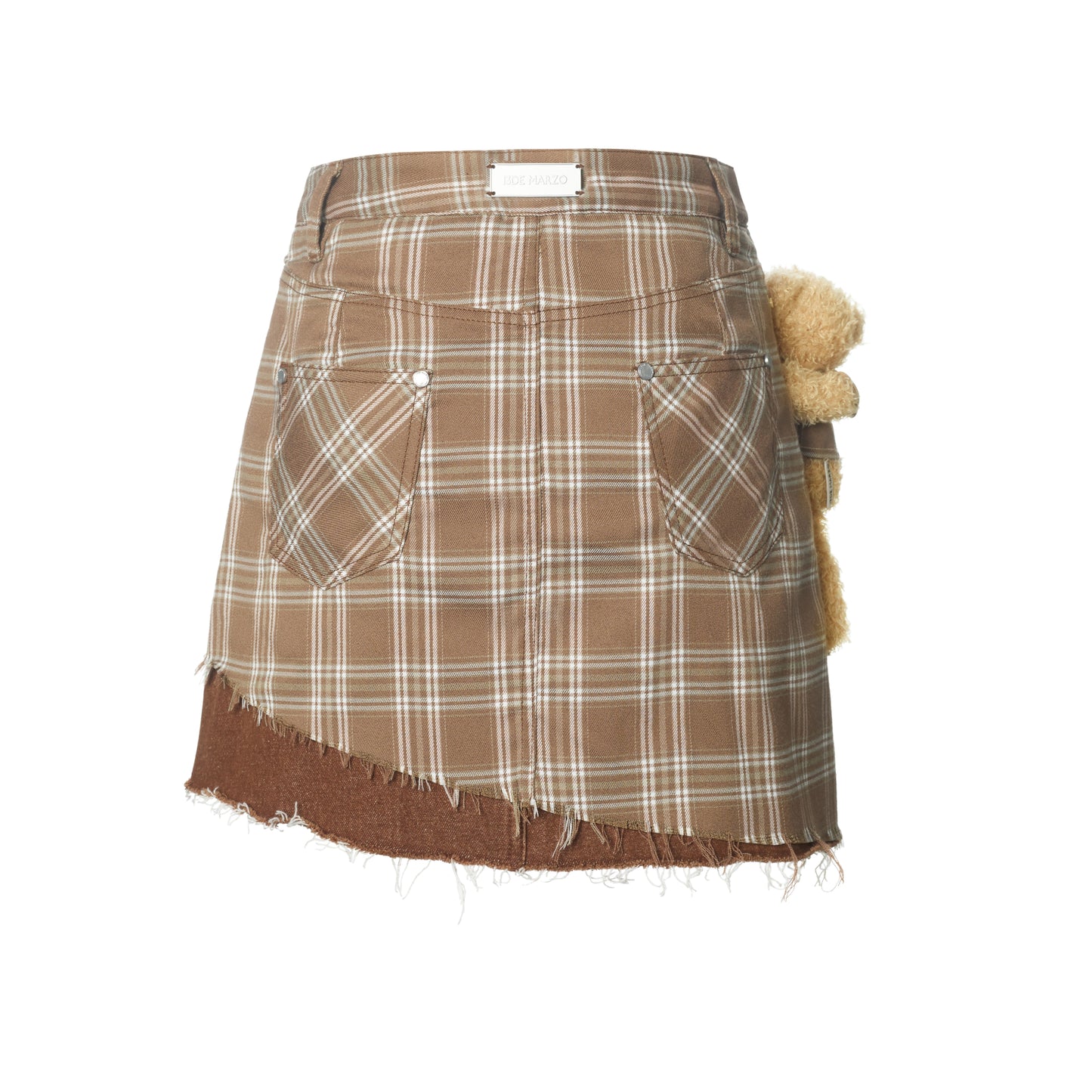 13DE MARZO Doozoo Plaid Denim Dress - 13DE MARZO