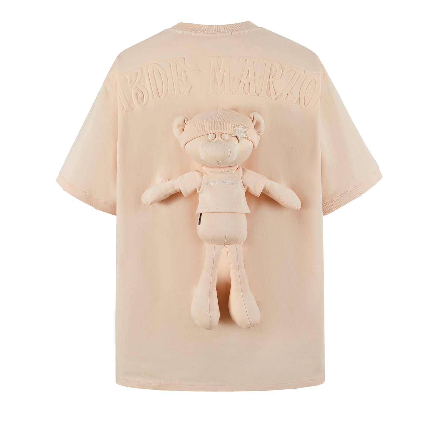 13DE MARZO Bear Embossment T-shirt - 13DE MARZO