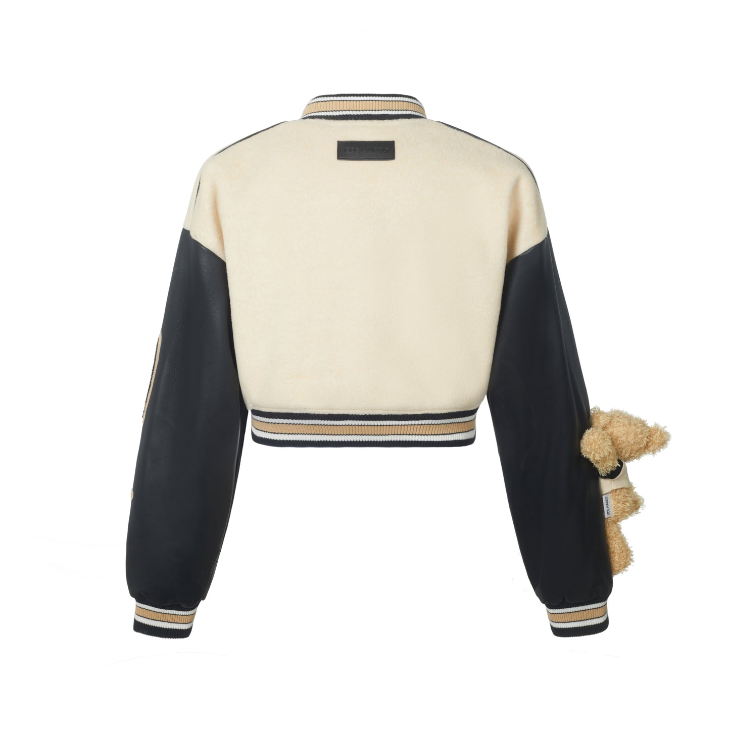 13DE MARZO Vintage Short Baseball Varsity Jacket - 13DE MARZO