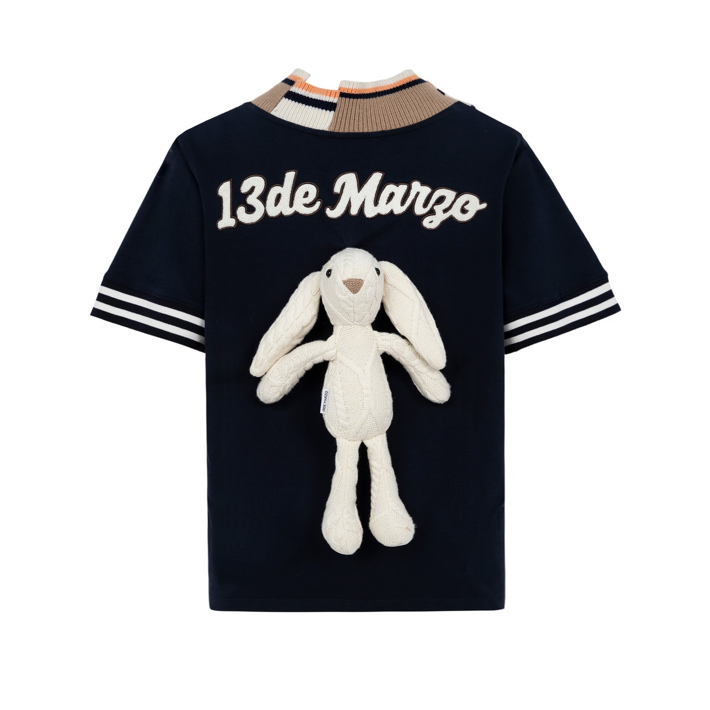 13DE MARZO Malposition Logo Knit T-shirt - 13DE MARZO