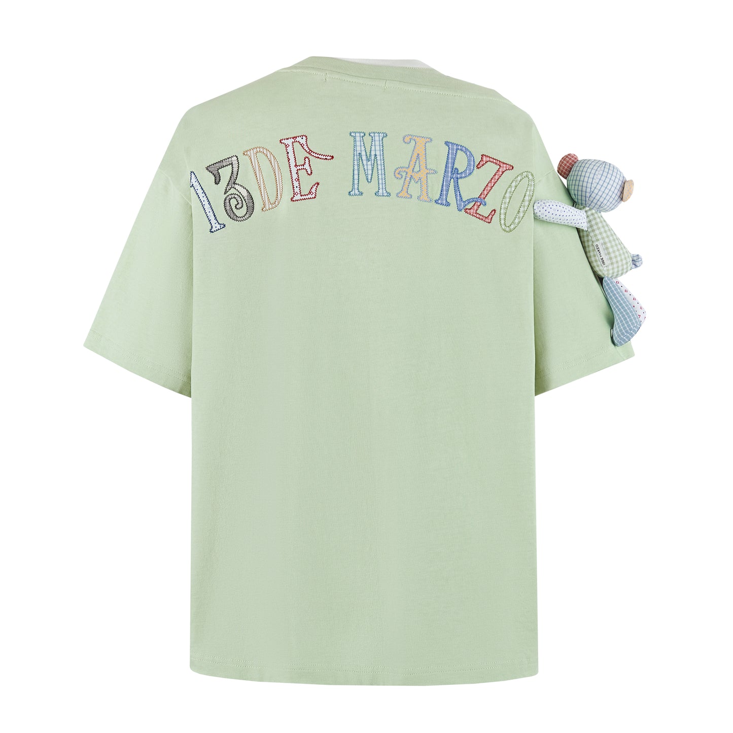 13DE MARZO Malposition Collar Logo T-shirt - 13DE MARZO