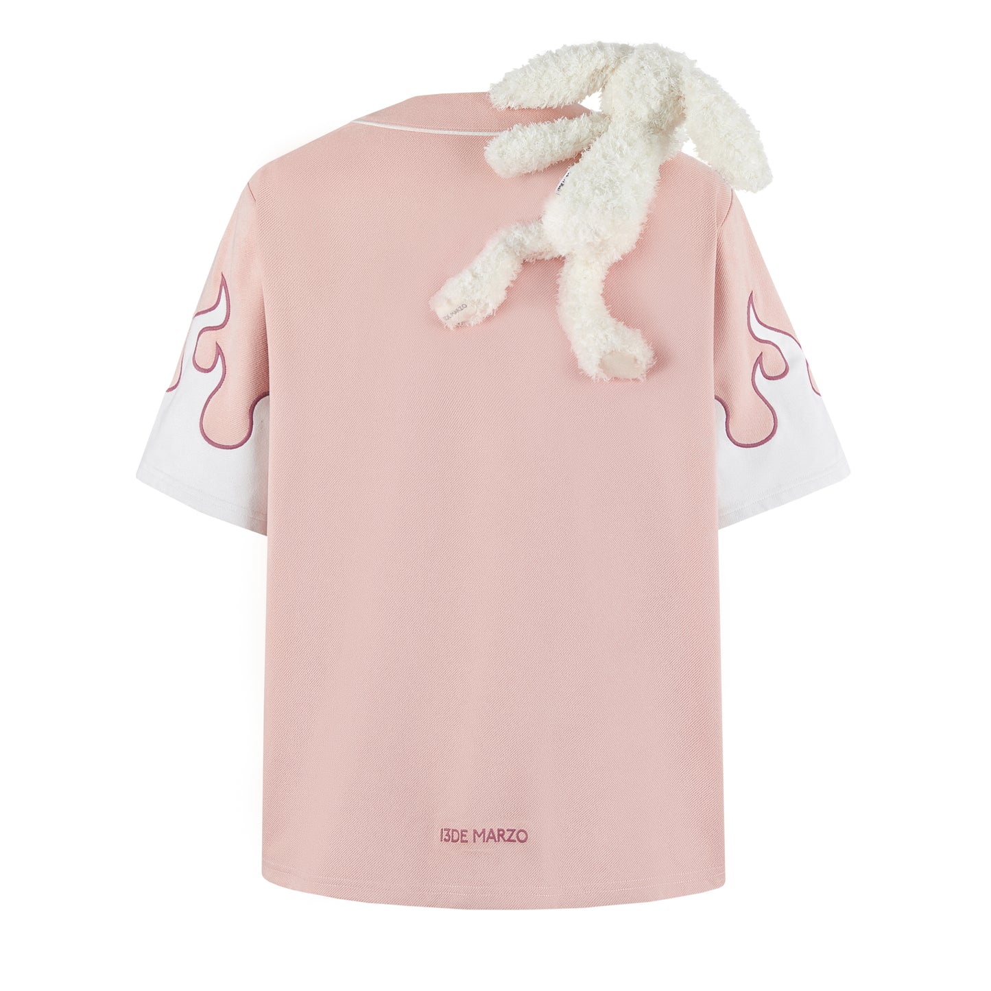 13DE MARZO Flame Baseball Shirt - 13DE MARZO