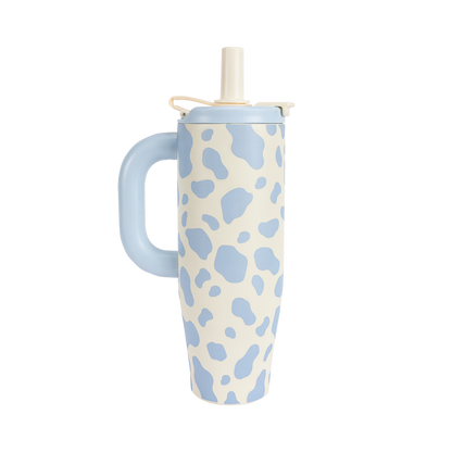 13DE MARZO Bear Blue Cow Insulated Cup