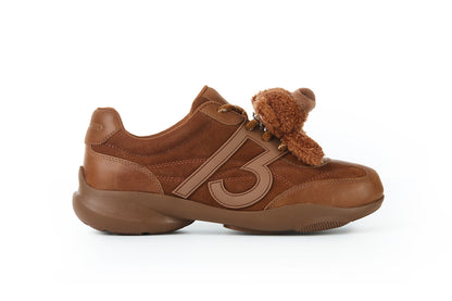 13DE MARZO Bear Vintage Racing Sneaker Brown
