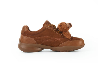 13DE MARZO Bear Vintage Racing Sneaker Brown