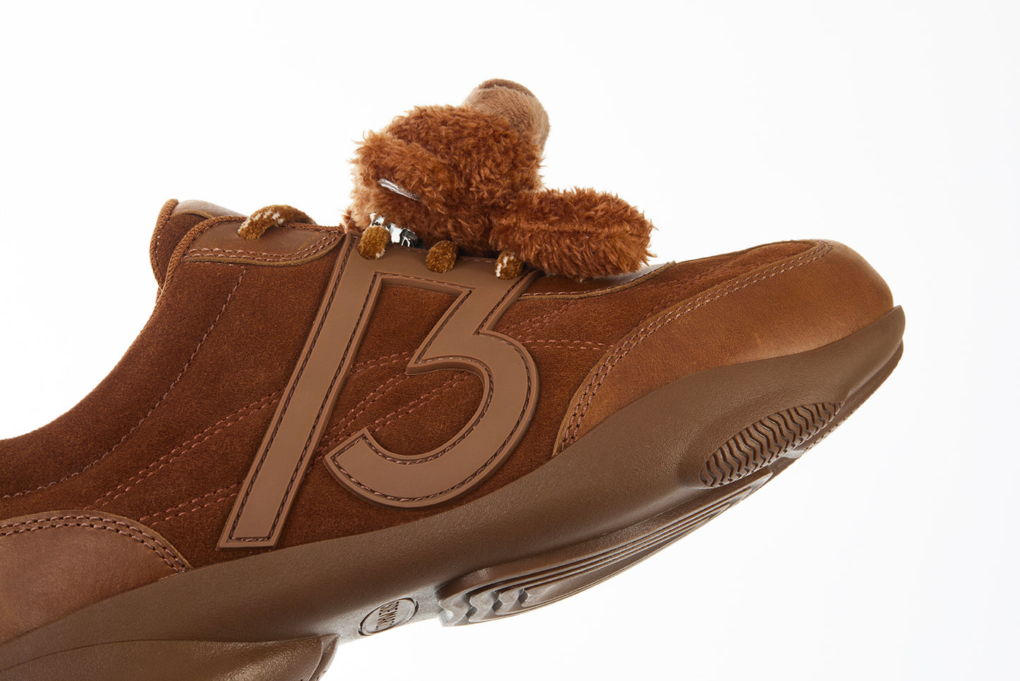 13DE MARZO Bear Vintage Racing Sneaker Brown