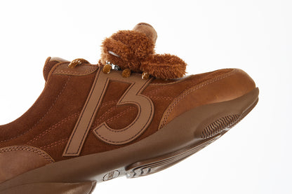 13DE MARZO Bear Vintage Racing Sneaker Brown