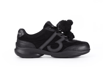 13DE MARZO Bear Vintage Racing Sneaker Black