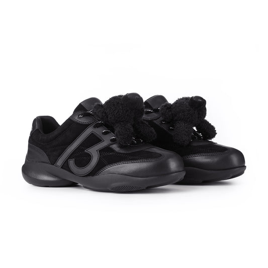 13DE MARZO Bear Vintage Racing Sneaker Black