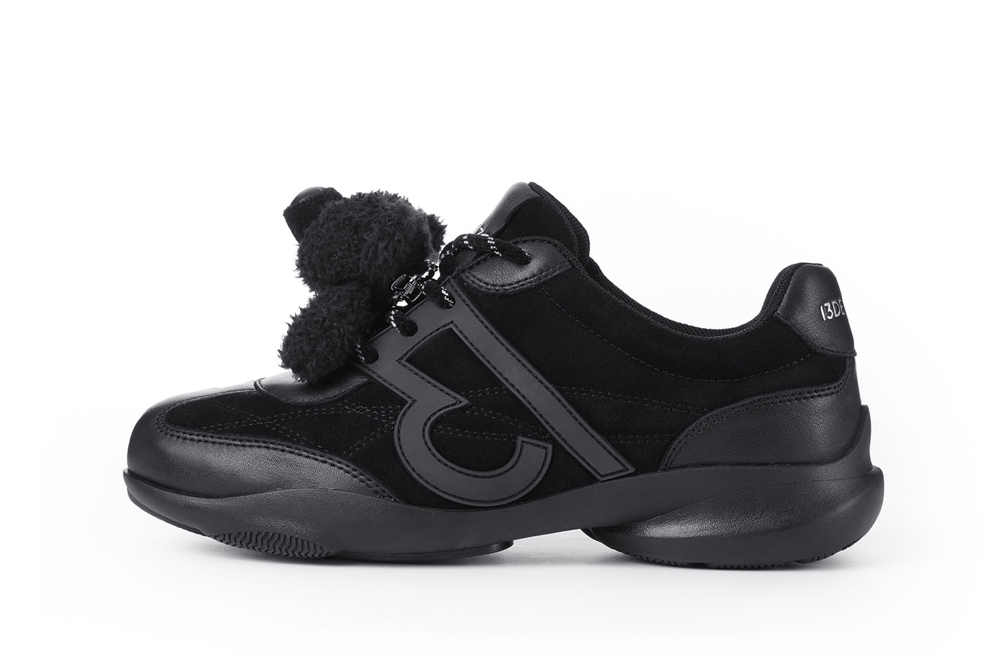 13DE MARZO Bear Vintage Racing Sneaker Black